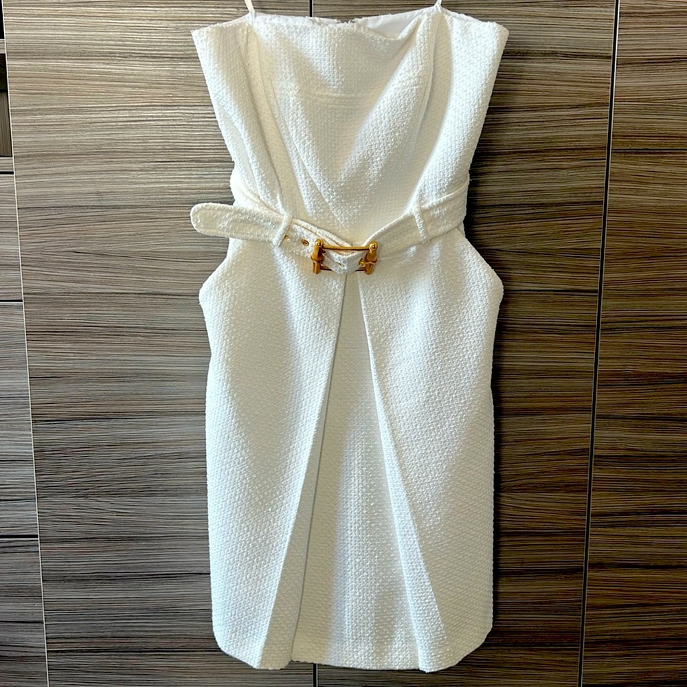 White strapless dress- vintage circa 90’s